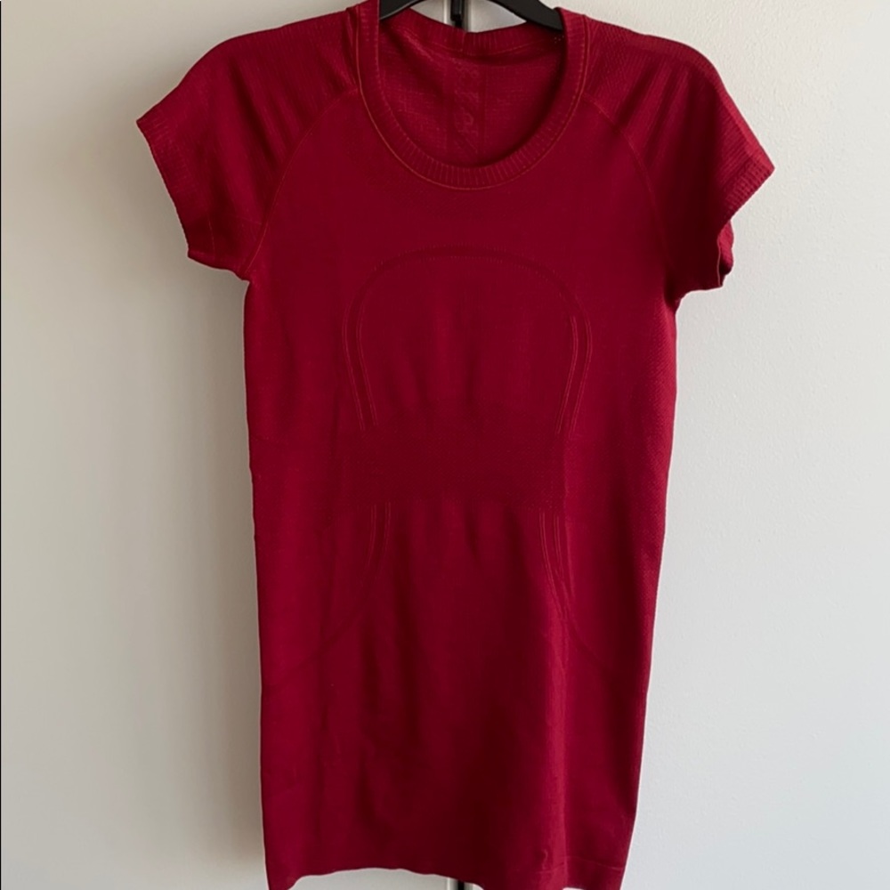 Lululemon Red Swiftly Tech Short